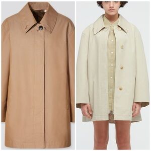 Uniqlo U Soutien Collar Short Coat